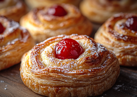 Идеальный слоеный сладкий пирожок: легко, быстро и очень вкусно