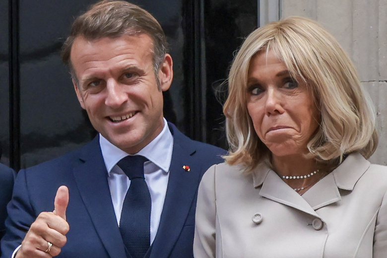 Эмманюэль и Бриджит Макрон