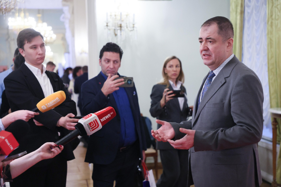 Заместитель губернатора Херсонской области Владимир Боделан на II Международном Таврическом инвестиционно-экономическом форуме ТИЭФ-2025 в Доме союзов