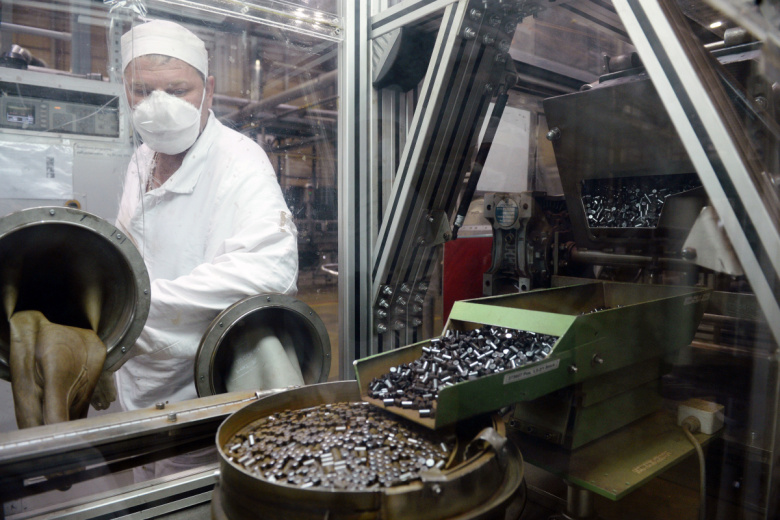 Изготовление топливных таблеток диоксида урана