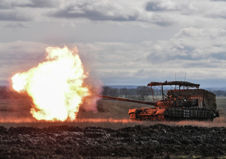 Танковый снаряд влетел в пункт размещения ВСУ в Гуляйполе