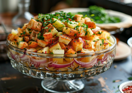 Салат-сюрприз, который впечатлит гостей: почему «Пенек» готовится быстро, выглядит эффектно и не требует пропитки