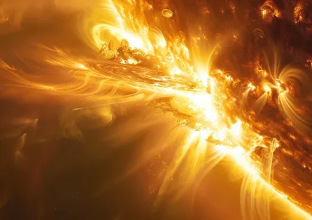 На Солнце случилась двойная сильная вспышка