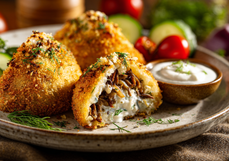 Тарталетки с семгой у всех! Мой фаворит — шпроты в «кармашках» из картофельного пюре: необычно и сытнее