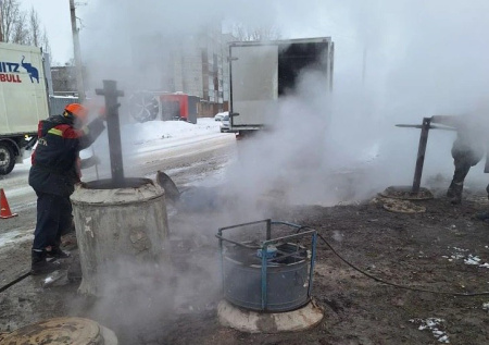 В Новосибирске на теплосети обнаружили дефект