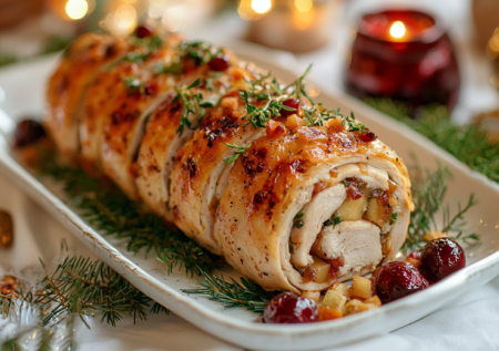 Долой салаты! Готовлю куриные рулетики с ананасом — и закуска, и горячее