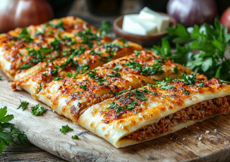 Лаваш, фарш, сыр — сворачиваю турецкие «буреки» с мясом! Хрустящие рулетики, ради которых стоит забыть про ужин