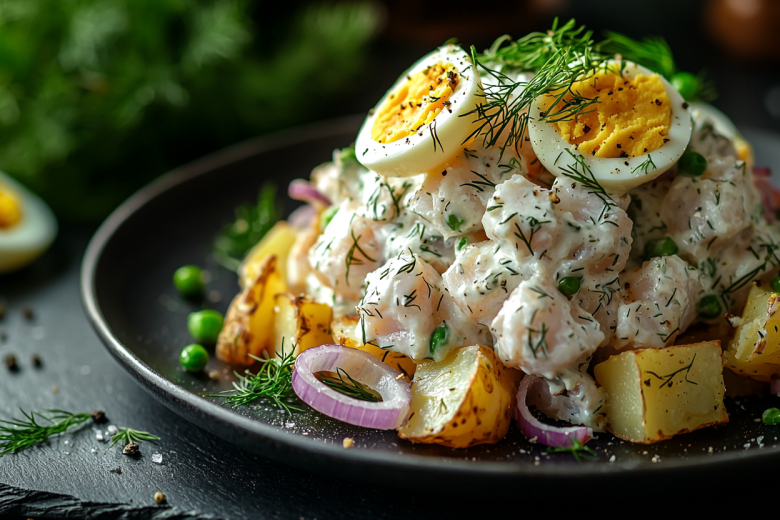 Белок и омега-3: салат из трески — соленые огурчики добавят вкуса