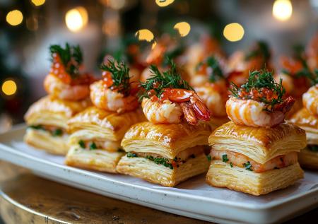 Никаких больше крабовых салатов! Запекаю королевские креветки в слоёном тесте. Изысканные «конвертики» для королевского приёма