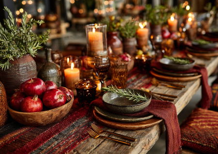 Как украсить стол на новый, 2026 год, чтобы символ года остался доволен