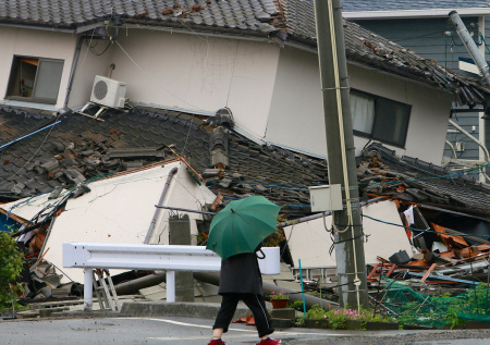 В Японии назвали число пострадавших от землетрясения