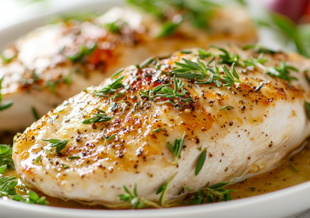Грудку больше не жарю! Запекаю филе в йогуртовом маринаде с травами: получается очень сочно и ароматно