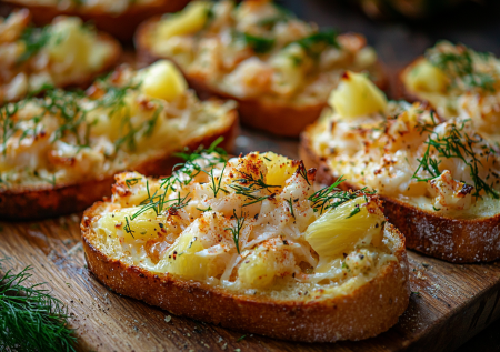 Просто шик! Крабовые палочки и ананас превратят бутерброды в хит праздника