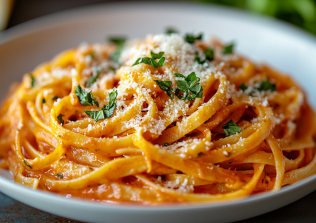 Томатная паста, сливки и сыр — всего 3 ингредиента и ваши макароны, как в ресторане. Простой рецепт, главное знать эту технологию