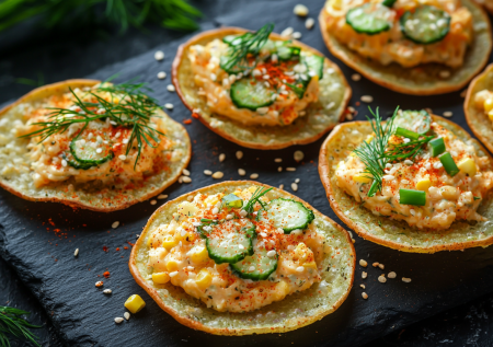 Беру чипсы и плавленый сыр — канапе отдыхают! Готовлю хрустящие лодочки с кукурузой: фуршетная закуска за 5 минут.