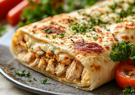 Фаршированный лаваш с копченым окорочком — вкуснятина из простых продуктов: подаю его даже на праздничны стол