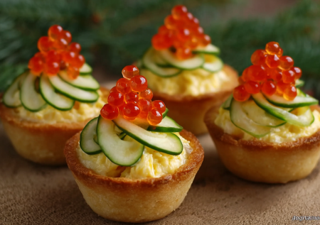 Тарталетки «Елочки» — главное украшение праздничного стола!