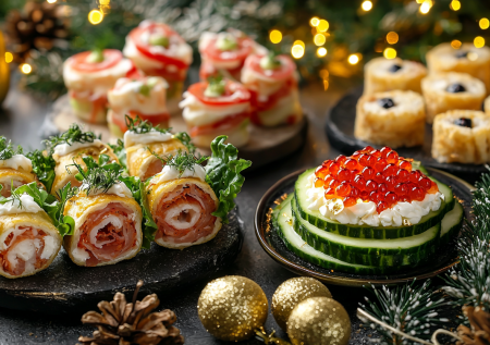 Готовим праздничный стол без хлопот: 4 закуски на Новый год за 30 минут — все что нужно для вина, шампанского и хорошего настроения