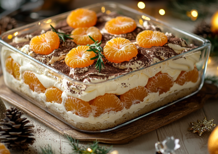 Собираю такой тирамису мгновенно: быстрый десерт с мандаринами на Новый год — вкусно и просто