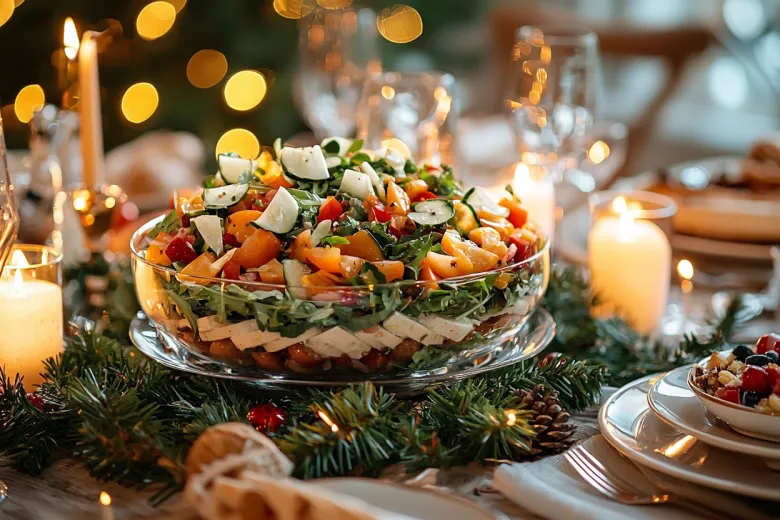 Секрет идеального салата «Медвежья шубка» с тофу и яркими овощами