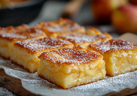 С сырниками больше не вожусь: готовлю творожные квадратики с яблоками — быстро разрезаю пласт теста и пеку