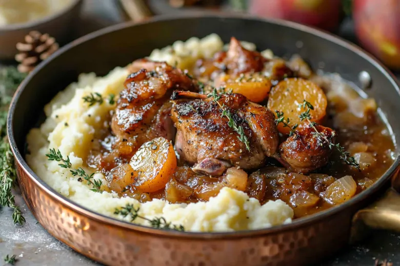 Идеи горячих блюд на Новый год: готовим тушенного кролика в сметане