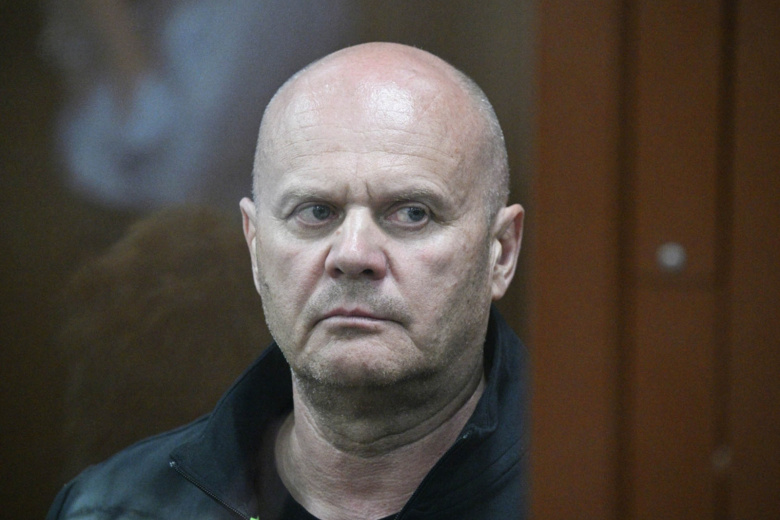 Мэр Красноярска Владислав Логинов на заседании в Басманном суде Москвы