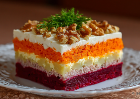 Секрет моей «Медвежьей шубки»: добавляю ореховую крошку!