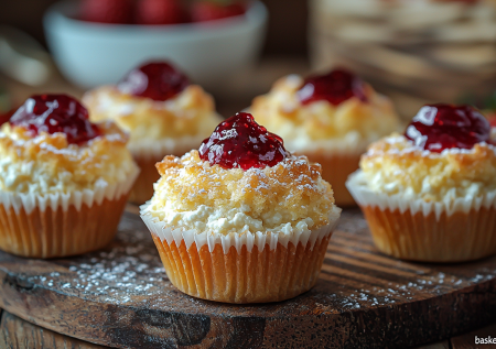 Беру творог и клубнику — сырникам отбой! Пеку творожные корзинки с ягодным джемом. Красиво и вкусно, как в кондитерской