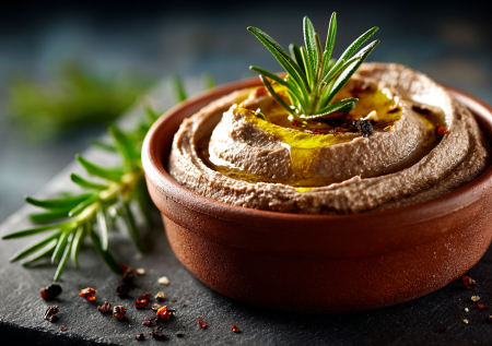 Ресторанная закуска дома: грибная намазка на хрустящем хлебе