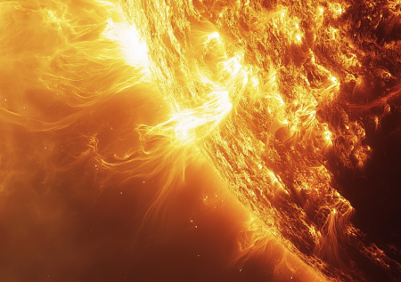 На Солнце произошли четыре мощные вспышки предпоследнего класса М