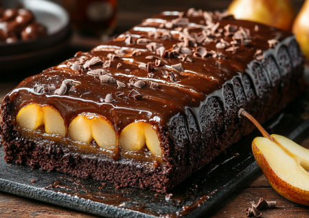 Шоколадный кекс с грушей: изумительный десерт — рецепт без причуд и лишних трат