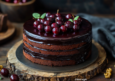 Забудьте про «Прагу»! Готовлю «Бархатную ночь» — темно-шоколадные коржи с вишневым конфитюром. Просто, вкусно и необычно