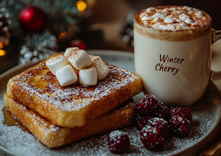 Молочные гренки на сковороде и кофе «Зимняя вишня»: самый уютный завтрак для морозного утра — продукты самые простые