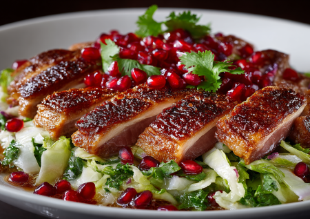 Хрустящая утка с гранатовым соусом: рецепт для тех, кто следит за питанием