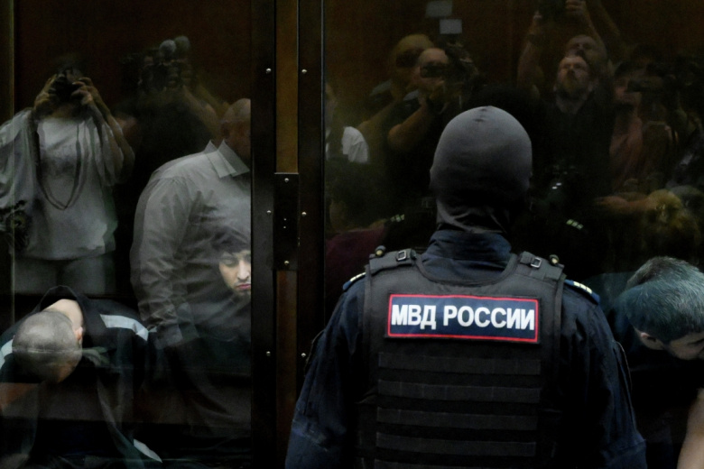 Фигуранты по делу о теракте в концертном зале «Крокус Сити Холл» в здании суда