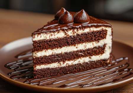 Нежный пирог «два в одном»: влажная шоколадная основа и бархатный крем из маскарпоне. Готовлю просто, а на вид — шедевр