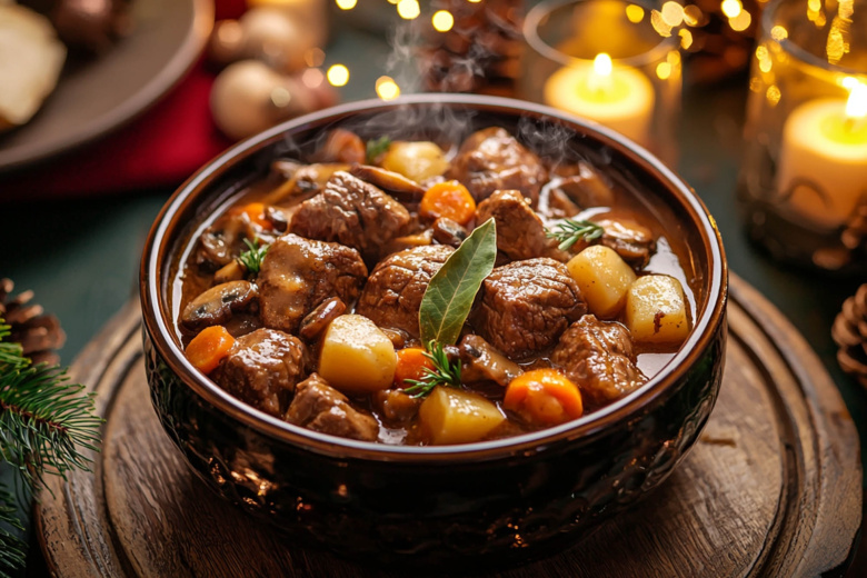 Любимое блюдо мужа: готовлю говядину с грибами по-домашнему