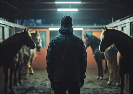 Лошади с отекшими мордами: зоосадист пришел в конюшню с кислотой