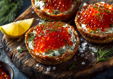 Идеальны к шампанскому! Лучше обычных: тарталетки из картофеля с икрой