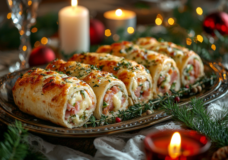 Эти рулеты в Новый год улетают со стола как горячие пирожки: чудо-закуска с крабовыми палочками