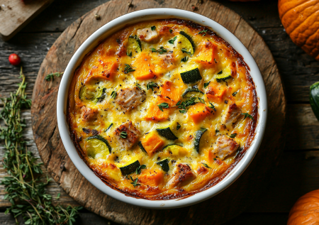 ПП-киш для похудения: готовлю диетический ужин на 4 дня с яркой и легкой начинкой