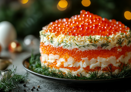 Салат «Королевская шубка» без свеклы с яйцами: шикарный салат на Новый год, секрет — именно в этих слоях