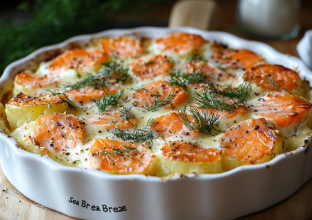 Надоели сложные рецепты? Готовлю рыбную запеканку «Морской бриз» с горбушей и картофелем. Легкий ужин за 30 минут