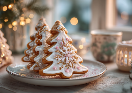 Праздничные печенья-елочки с перчинкой: редкий ингредиент для зимнего уюта