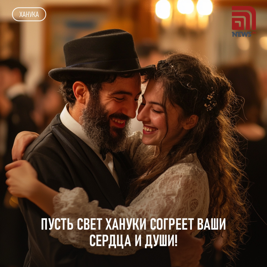 Поздравление с Ханукой в картинке