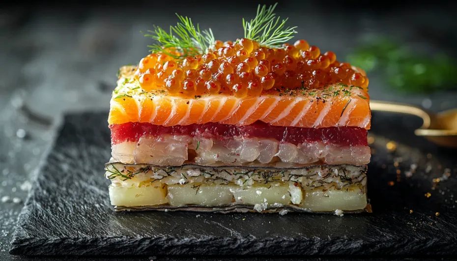 Премиальная шуба на тарелке