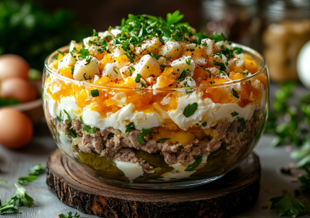 Подсели всей семьей на эту вкусноту из печени — готовлю салат из простых ингредиентов