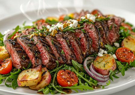 Бархатное мясо: теплый салат с говядиной — будет главным на Новый год