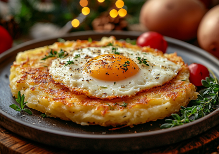 Драники — это долго: готовлю картофельную лепешку рести из Швейцарии — вкуснота подается с яйцом и сыром